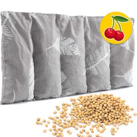 Amilian Cherry Stone Cushion 50 x 20 cm Heat Cushion, Heat Compress, Grain Pillow, Cherry Stone Bag, Cherry Stone Cushion for Children Adults, Ideal as Massage Cushion, Cold Pillow