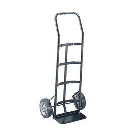 HomeStock Southwestern Sanctuary Continuous Handle Hand Truck - 400 lbs. Capacity -Black Powder Coat Finish - with Flow-Back Handle Design - Heavy-Gauge Tubular Steel Frame. for Moving Storage