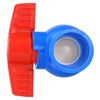 sourcing map Ball Valve, 32mm ID PVC Socket End Shut