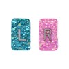 Glitter X-Ray Markers - Glitter Epoxy Resin with Lead Letters