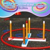 PATIKIL 2" Plastic Ring-Toss Rings for Bottles, 60 Pack Carnival