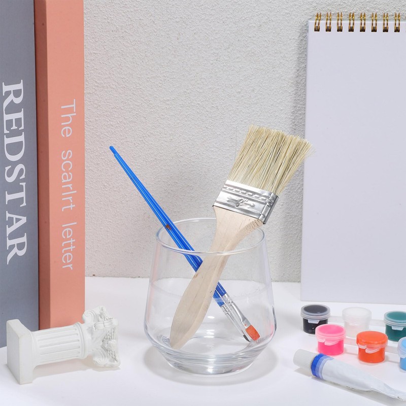 NUOLUX Paint Brushes Paint Brushes 10pcs Wooden Handle Paint Brush