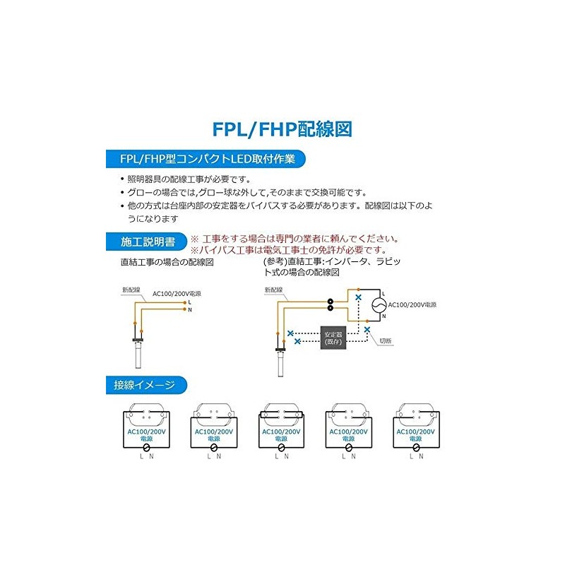 FPL28 Replacement LED Compact Fluorescent Light, Twice Brightness (Than Original