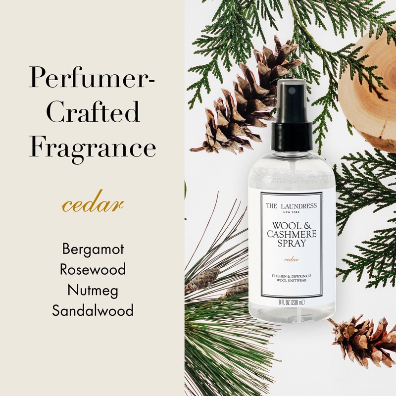 The Laundress Wool and Cashmere Fabric Spray, Wool Dewrinkle Spray,