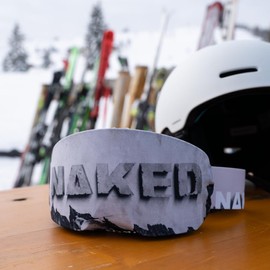 NAKED Optics Ski Goggles Protective Cover, Microfibre Glass Protection Cover, One Size (Slate)