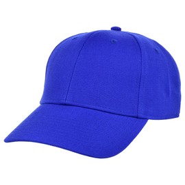 Lid Blank Crossover Dad - Sombrero ajustable con tirantes, Azul Real, Talla única