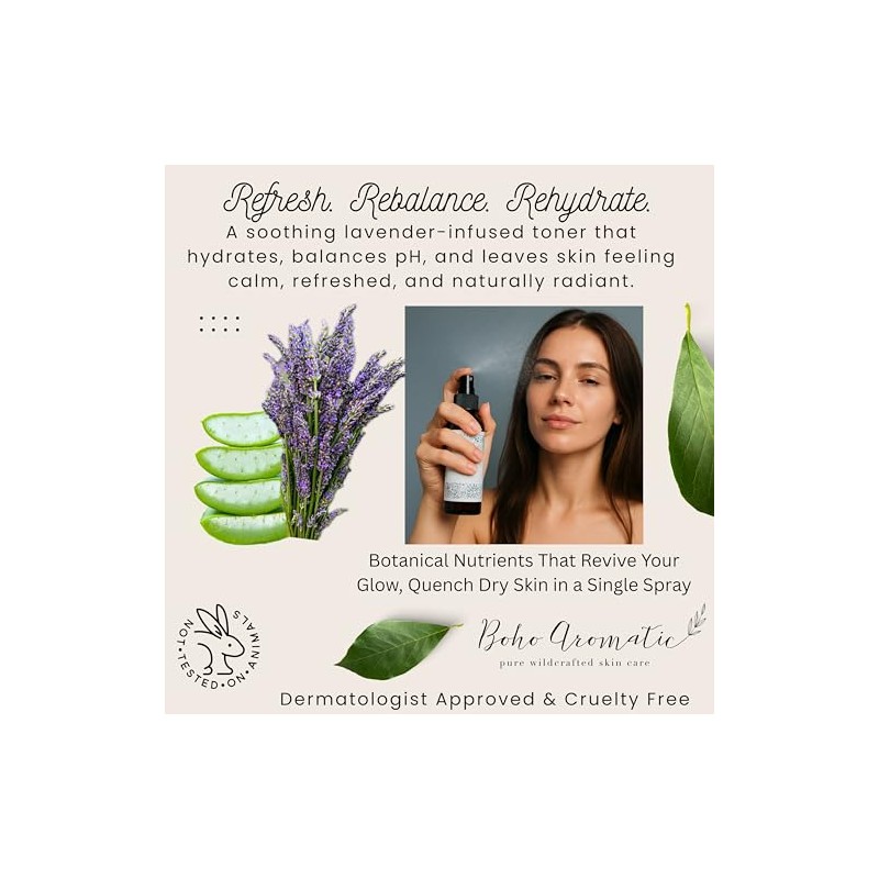 Hidratante Lavanda Nutriente Mist facial