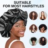 1 x Bonnet Satin Nuit Bonnet en Soie pour Femmes