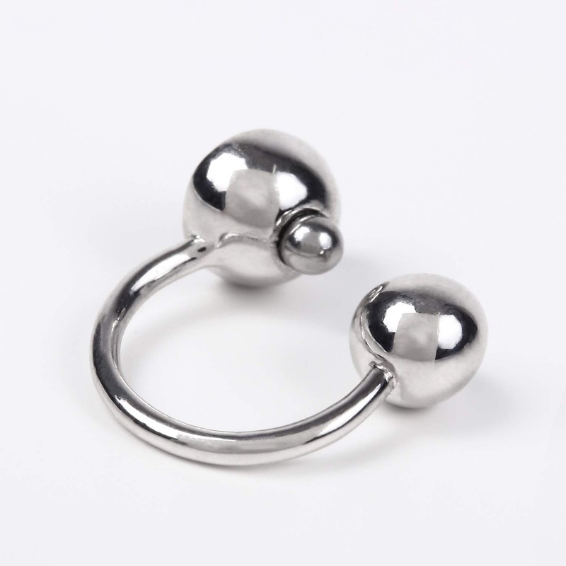 Beautear 耳つぼ刺激アクセサリー MIMI+ つぼ押し イヤーカフ 繰り返し使える 耳つぼイヤーカフ 耳つぼイヤリング ミミタス (シルバー×クリスタル)