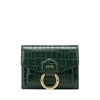 JW PEI Stella Wallet - Dark Green Croc