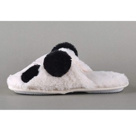 JadeRich Adults/Kids Cute Panda Thick Fleece Indoor Slippers Non-Slip Lightweight Home Shoes