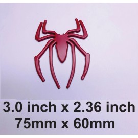DIGIART INTERNATIONAL SPIDER 3D CAR EMBLEM STICKER DECAL HEAVY DUTY DIE CAST METAL