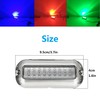 UWDESY 2Pcs 27 LEDs Blue Marine Boat Lights,IP68 Waterproof Underwater
