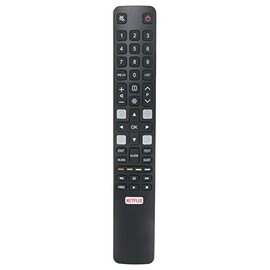 RC802N Replaced Remote fit for TCL Android TV 40DS500 43DP640 F40S5916 F43S5916 H32S5916 U43P6006 U49P6016 U55P6016 U55P6046 U60P6026 06-IRPT45-GRC802N S6 S6000 S6500 Series S6500 S6000 40S6500FS