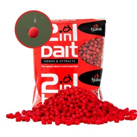 Fjuka 2in1 Original - 5mm Hook Bait. The soft feed pellet & attractant (red)