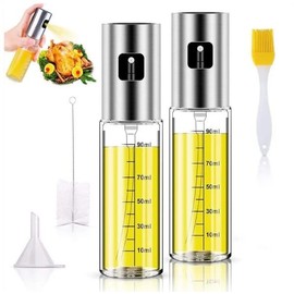 5 Piece Oil Sprayer Kitchen Set - 2 Oil Sprayers, an Oil brush, Oil Funnel and a Cleaner Kitchen Set