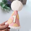 Heyiminy Daisy First Birthday Keepsake Crown, Decorative Photo Prop &