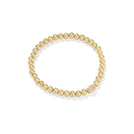 Kendra Scott Mini Elaina Stretch Bracelet in Iridescent Drusy, 14k Gold-Plated Brass, Fashion Jewelry for Women