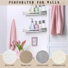 Lallisa 2 Pieces Stainless Steel Shelf Bathroom Shower Floating Shelves