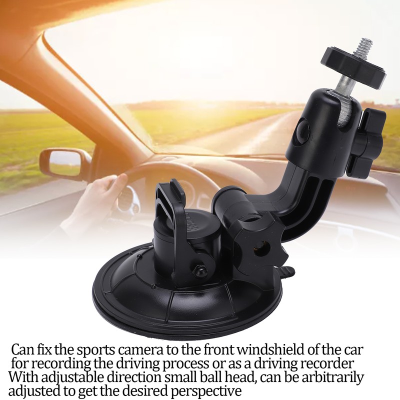 Strong Suction Cup Holder for Sports Camera Car Front Windshield