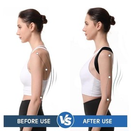 SUNDPIK 남성을 위한 SUNDPIK 1PCS 좋습니다 상부 조절 교정기 스트레이트너 통기성이 편안하고 어깨 가능한 지지 허리 [Bla / 1] SUNDPIK 1PCS Good Straightener Upper Adjustable Correction Shoulder Possible Waist Support Breathable and Comfortable for Men [Bla / 1]