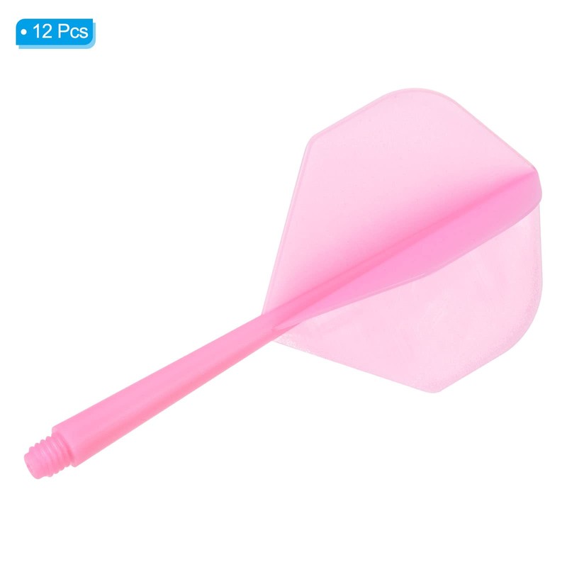 PATIKIL Integrated Dart Shaft & Flights, 12 Pack Lightweight Dart
