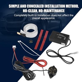 JTLB Kit de Sensor de Estacionamiento Delantero Inducti 12  9  5 de Inducción Electromagnética Sensor de Estacionamiento de Alarma de Marcha Atrás