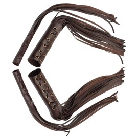 KACEPAR UniV/e*rsal Motorcycle Brake Clutch Levers Fringe Handlebar Grips Tassel UniV/e*rsal Motorcycle Fringe Leather Hand Grip Tassel Brake Lever Cover