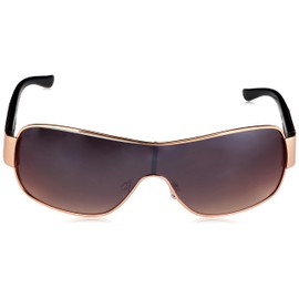 Southpole Men's 5017sp Vented Temple UV Protective Shield Shield Sunglasses for Men Trendy Gifts Men 150 mm, Gold & Black, mm US