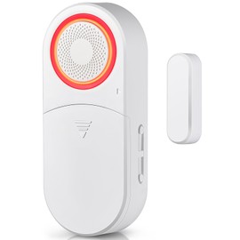 Freezer Door Alarm with Delay When Left Open, Door Chime Window Open Alarm Close Doors Reminder Loud 120 dB for Home, Store, Office, School