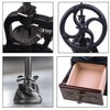 XINQUILIFY Manual Burr Coffee Grinder,Home Vintage Style Wooden Hand Crank