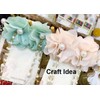 YYCRAFT 3D Chiffon Flower Lace Trim Bridal Bouquets Bouquets Cluster