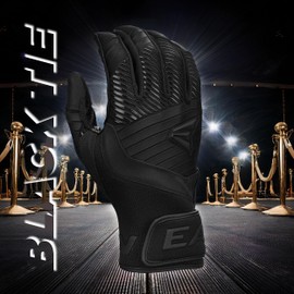 Easton | Adult Walk-Off Ethos Baseball Batting Gloves | Black | XL