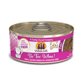 Weruva Wet Cat Food, Tic Tac Whoa with Tuna and Salmon Pate, 5.5oz Can, Pack of 8