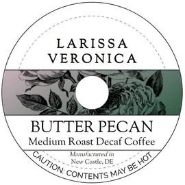 Butter Pecan Medium Roast Decaf Coffee (Single Serve K-Cup Pods) (Gourmet, Naturally Flavored, Whole Coffee Beans) (12 pods, ZIN: 571609) - 2 Pack