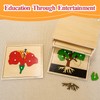 MONTESSORI OUTLET Nature Materials Flower Puzzle Early Preschool Learning Toys