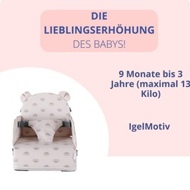 Noukie's Baby Booster Seat Removable Washable from 9 Months to 3 Years