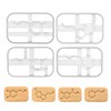 Set of 4 Molecules Cookie Cutters (Dopamine, Serotonin, Adrenaline and