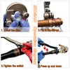 IBOSAD Copper Tube Fittings Hydraulic Pipe Crimping Tool with 1/2",3/4"