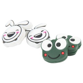 Impact Reduction Tennis Racket Mute Portable Tennis Mute Frog 2.2cm/0.9inch Rabbit 2.8cm/1.1inch