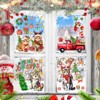 Geyoga 98 Pcs 6 Sheets Christmas Cat Window Clings Sticker