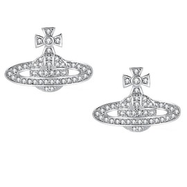 RUIFUU Saturn Earrings Crystal Saturn Planet Earring Cubic Zirconia Saturn Planet Studs Space Earrings Jewelry Gifts for Women