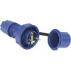 SIROX Pressure-Waterproof Protective Contact Plug, Blue, IP66/IP68, 250 V, 10