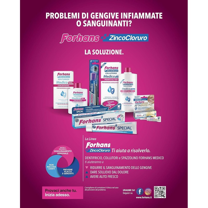 Forhans Collutorio Medico Concentrato 75ml