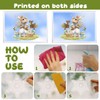 BOOMTOP 9 Sheets Easter Window Stickers, Bunny Ester Window Clings