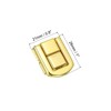 PATIKIL Toggle Catch Lock 1" x 0.8", 8Pack Metal Hasp