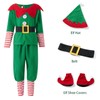 NEDROMYM Christmas Costume Outfit for Boys Girls, Elf Costume Cosplay