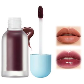 Lip Oil, Labios Carnosos, Bálsamo Labial, Imprescindible de Viaje Bálsamo Labial Hidratante, Adecuado Para Hidratar y Prevenir La Sequedad y El Agrietamiento (Black Cherry)