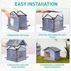 Tailtastic Weatherproof & Insulated Outdoor Cat House -Easy Assembly, Raised