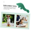 Levemolo Dinosaur Shaped Dog Chew Durable Rope Interactive Teething for